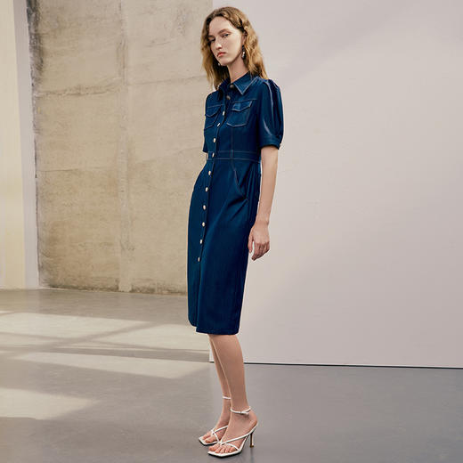 EITIE爱特爱夏季新款气质显瘦休闲连衣裙7407131 商品图1