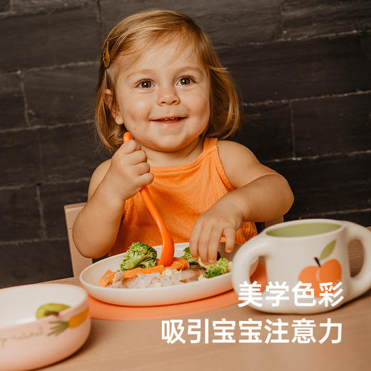 suavinex苏维妮进口Go natural自然系列儿童餐具碗勺礼盒5件套装 商品图1