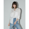 COCOBELLA肌理感泡泡皱莱赛尔遮阳白衬衫OL小立领衬衣SR0013 商品缩略图3