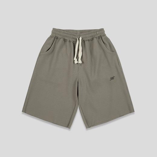 GOODBAI 916 logo刺绣华夫格短裤 商品图3