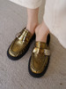 上脚chao轻盈！近4cm增高时髦一脚蹬乐福鞋！春夏新款懒人鞋！舒适好走轻松增高 金属褶皱头层牛皮工艺+定制chao轻盈鞋底，橡胶防滑大底（少量现货拍下立发） 商品缩略图12
