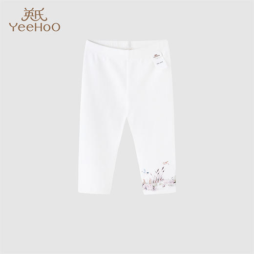 英氏-童衣类（春）H4英针打底裤 云丝白 商品图0