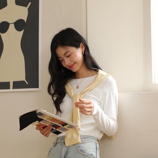 糯叽叽圆领打底衫 ，软糯亲肤感 把“舒适”穿在身【G】 商品图5