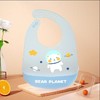 【拍一发2！】宝宝吃饭围兜硅胶防水夏季轻薄婴儿辅食饭兜儿童口水围嘴薄款 商品缩略图11