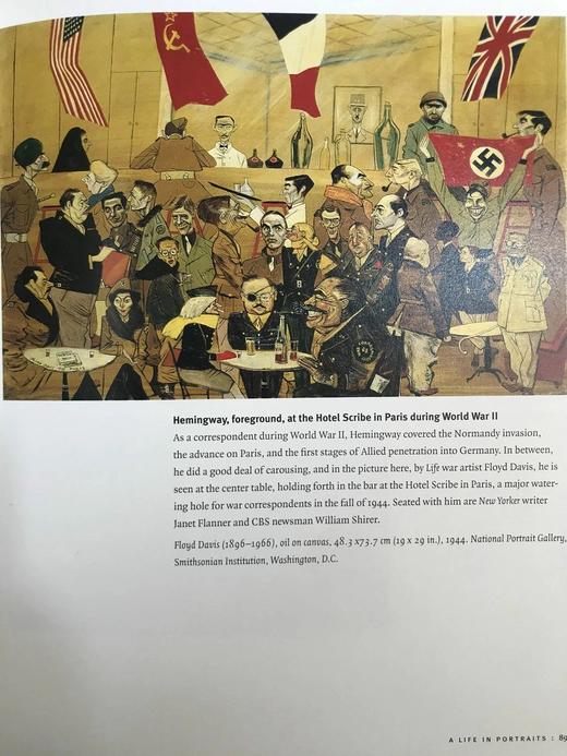 海明威画传 约百幅插图 精装16开 商品图7