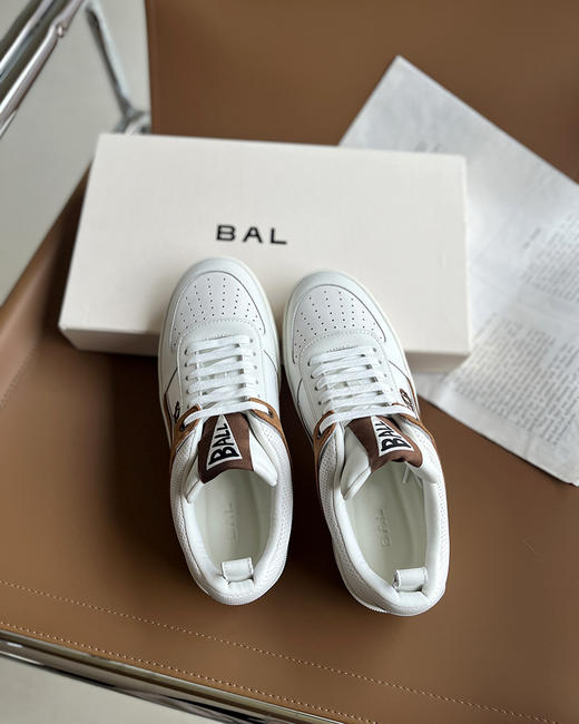 现货 THS 3.30-限时 巴里家 男士小牛皮拼接休闲运动鞋 2色 QZ081 商品图2