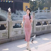 少女新中式日常旗袍粉色素雅中国风改良年轻款TX8380 商品缩略图2