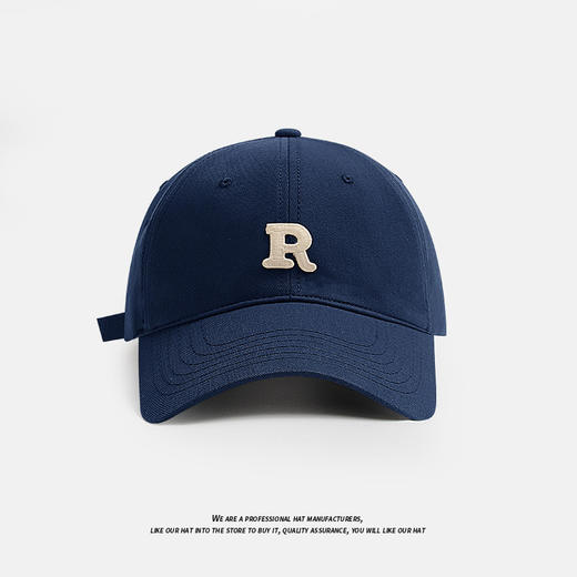 【帽子选对头小一倍❗️夏季软顶鸭舌帽】显脸小，R标字母棒球帽，男女小众大头围百搭软顶鸭舌帽，运动防晒帽子父亲节礼物新年礼盒年货礼盒 商品图9