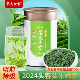 2024新茶恩施玉露早春明前特级优选 高山富硒绿茶罐装100g CM