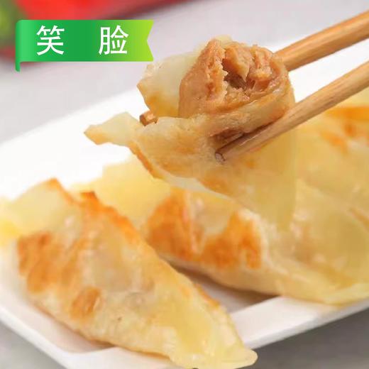 【会员专享】笑脸大锅贴(实惠装)猪肉大葱/韭菜鸡蛋   500g/小袋(35g/个) 2.5kg/大袋 4袋/件 商品图2