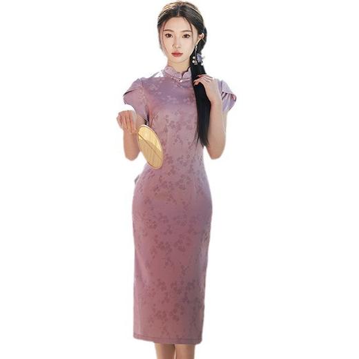 紫色旗袍年轻款高级感日常改良新中式TX8316 商品图4