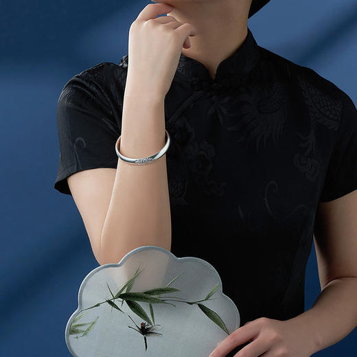 百福兴顺银手镯 商品图2