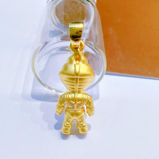 【限时7.5折】【定价黄金】足金 #儿童/宝宝 #六一儿童节、周岁礼、出生礼推荐 3D硬金奥特曼超人吊坠(V3DDZ00039)（特殊产品下单后不退款不退货不换货不补差价） 商品图3