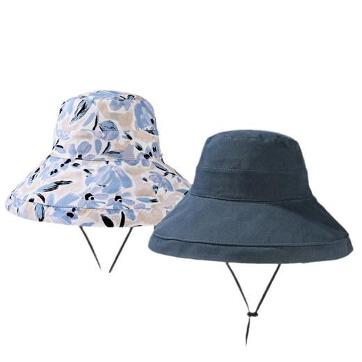 双面戴渔夫帽，韩国春夏新款印花大沿遮阳帽JC-M2835 商品图3