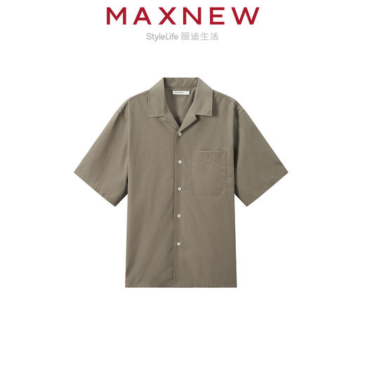 【衬衫】男装柔软舒适灵感古巴领衬衫 1N2111308 商品图0