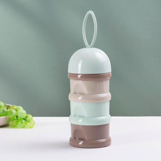 【独立分装超省心！】便携婴儿奶粉盒 大容量彩色多层辅食盒 独立分层奶粉格外出储存盒 商品图8