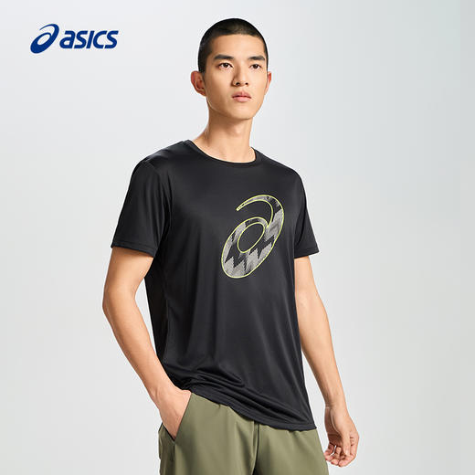 【退仓勿拍】ASICS亚瑟士新款男式吸湿快干跑步短袖套头圆领运动舒适透气T恤2011D076 商品图0