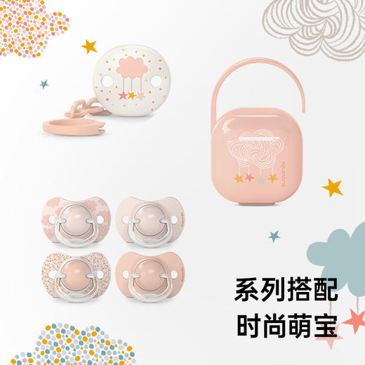 suavinex苏维妮进口Dreams经典印花系列安抚奶嘴拇指仿真母乳实感 商品图2