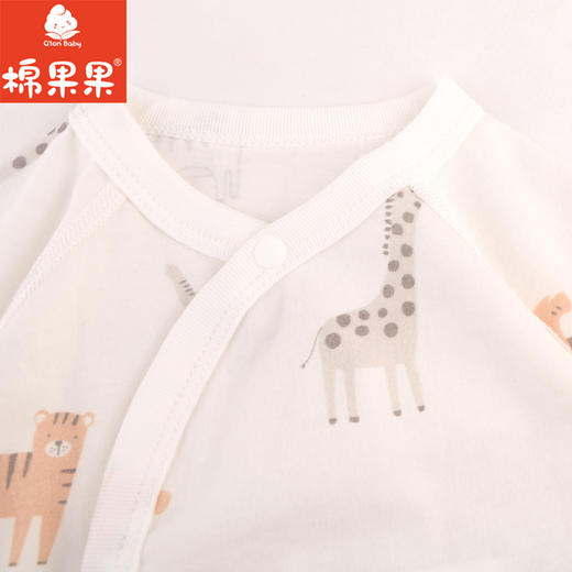 棉果果夏季新品5A抗菌纯棉短袖半背衣M201110224374 商品图1