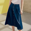 EITIE爱特爱夏季新款高腰裙子时尚通勤显瘦a字半身裙7406105 商品缩略图4