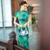 WXG 真丝旗袍日常宴席高端桑蚕丝连衣裙 商品缩略图3