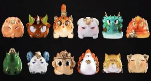 福福贴贴十二生肖 寅虎 商品图0