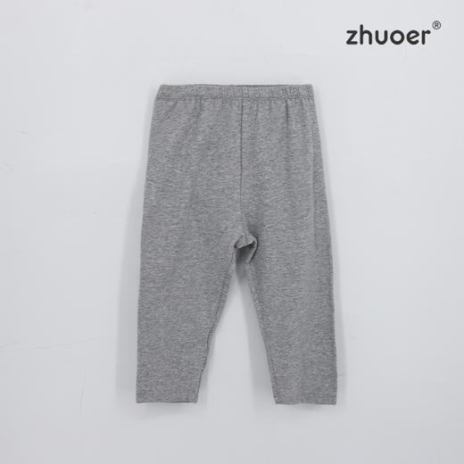 【夏款针织打底裤】卓儿女童纯棉针织打底裤松紧腰舒适透气裤子 商品图1