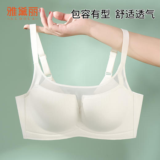 雅黛丽内衣女聚拢全罩杯小胸显大不空杯软支撑无钢圈文胸 商品图0