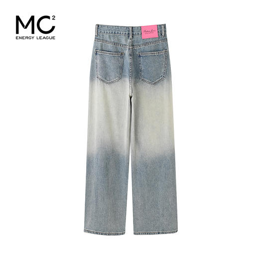 时尚休闲宽松烫钻阔腿牛仔裤N4221610 商品图4