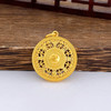 【限时克减128元】足金999.9 #八宝罗盘 #小红书 古法镂空八宝罗盘吊坠（面宽约23.8mm）(ANWZGFDZ00225-4)（预售产品下单后不退款不退货不换货不补差价） 商品缩略图1