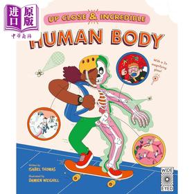 【中商原版】放大看看不可思议的身体 Up Close and Incredible Human Body 英文原版 儿童科普绘本 知识百科童书 精装进口