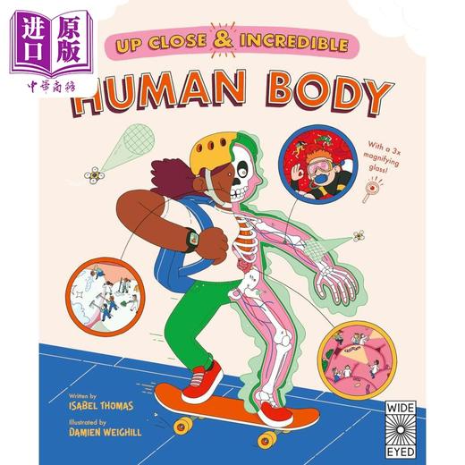 【中商原版】放大看看不可思议的身体 Up Close and Incredible Human Body 英文原版 儿童科普绘本 知识百科童书 精装进口 商品图0