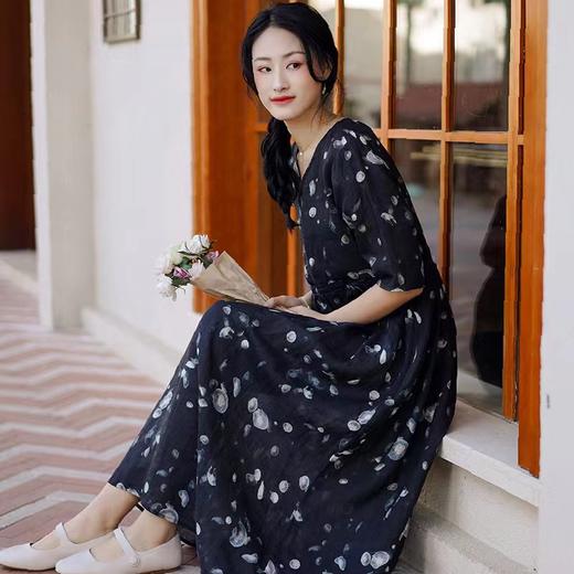 鹿与安笛·新中式苎麻裙系列 | 中国人挚爱的夏衣，优雅秀逸、清凉入肌 商品图4