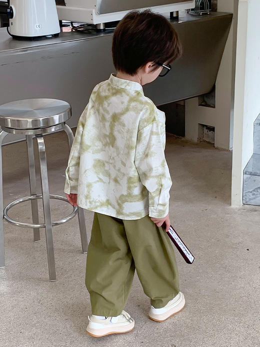 男童国风套装柳绿江南 商品图5