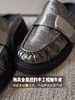上脚chao轻盈！近4cm增高时髦一脚蹬乐福鞋！春夏新款懒人鞋！舒适好走轻松增高 金属褶皱头层牛皮工艺+定制chao轻盈鞋底，橡胶防滑大底（少量现货拍下立发） 商品缩略图3