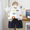 【39.9/2套】儿童短袖套装男孩纯棉夏季宝宝夏装衣服男童短裤服装两件套童装聚 商品缩略图3