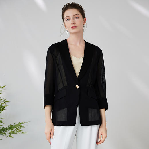 EITIE爱特爱夏季新款轻薄透气防晒薄外套7403104 商品图2