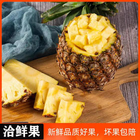 【洽鲜果直发】海南金钻凤梨 4.5-8斤无眼削皮即食新鲜采摘产地直发！