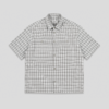 GOODBAI 916 纽扣格纹短袖衬衫 商品缩略图1