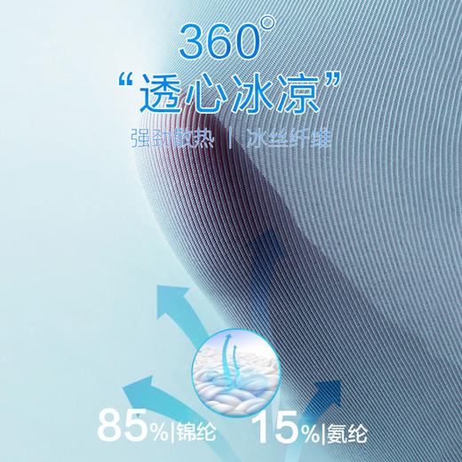 洁丽雅中腰冰丝男士内裤高弹亲肤青年运动休闲平角内裤男裤衩四角 商品图2