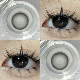 beenana 月抛 国民初恋/柔焦粉片 黑/粉棕 14.2mm 韩产月抛两片装