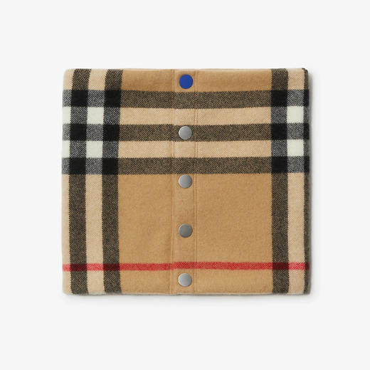 BURBERRY 巴宝莉 男女通用格纹羊绒围脖 混色 8083273 A7026 商品图0