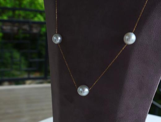 【律动】系列南洋白珠九珠链 商品图1