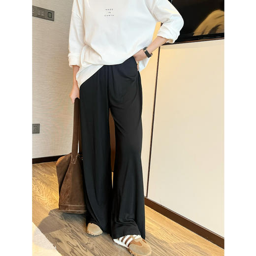 25特价 2403513   裸感 垂垂 阔腿裤长裤 商品图2