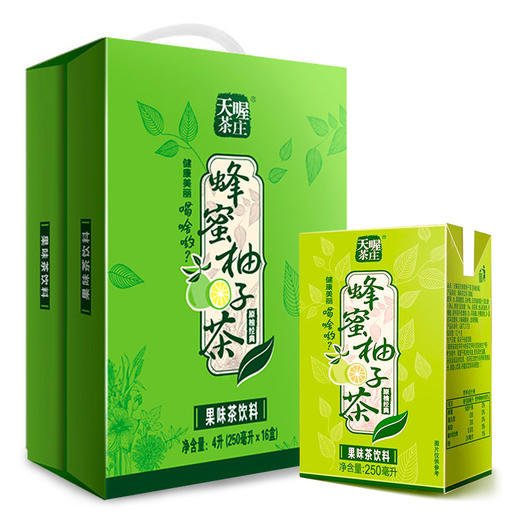 天喔茶庄蜂蜜柚子茶250ml*16 商品图0