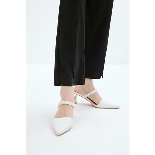 【商场同款】诗凡黎休闲裤夏新款黑色通勤直筒裤女3E4350261H 商品图3