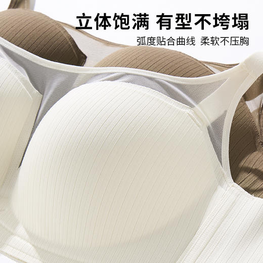 雅黛丽内衣女聚拢全罩杯小胸显大不空杯软支撑无钢圈文胸 商品图1