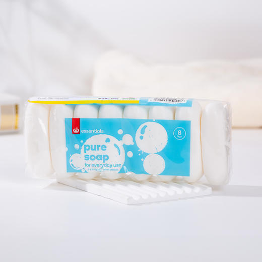 【超值8块装】澳洲ESSENTIALS 精纯香皂8块装 100g/块牛乳椰油皂 商品图7