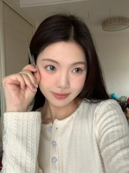 beenana 月抛 糖衣炮弹/草莓印记 黑/棕褐 14.5mm 韩产月抛两片装 商品图9