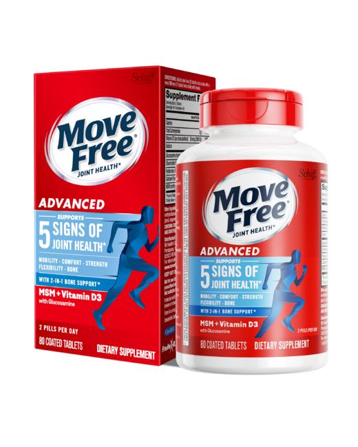 Move Free维骨力氨糖软骨素 蓝瓶80粒 商品图0